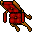 red cushioned chair