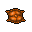 small orange pillow
