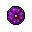round purple pillow
