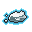 spectral silver nugget