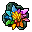 colourful water lily